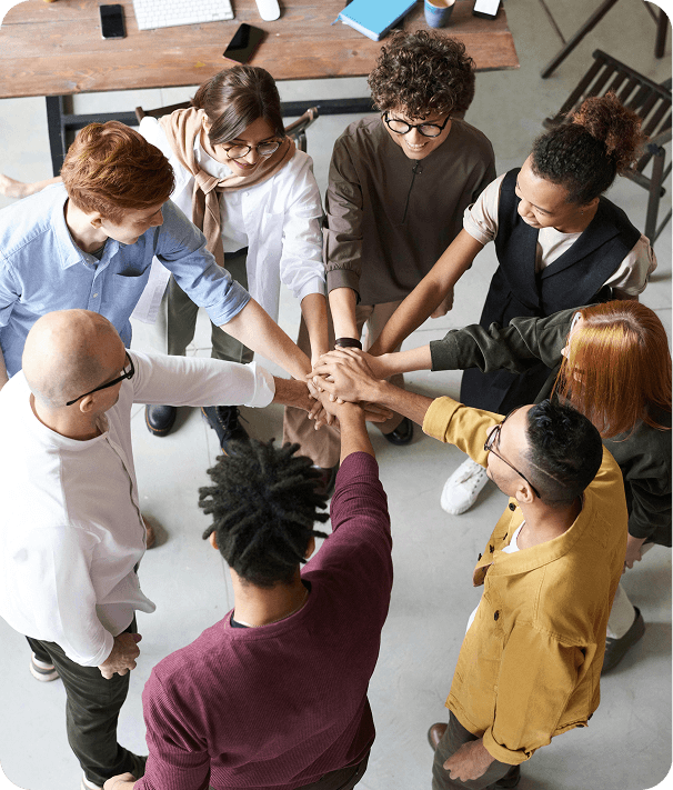 Team working together