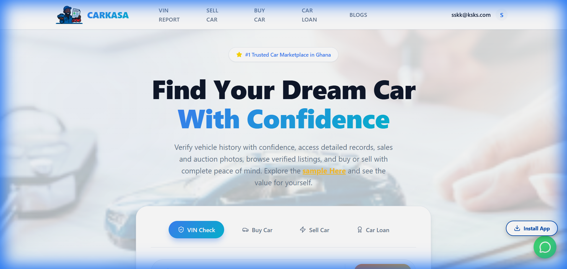 CarKasa Live Environment